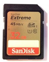 SANDISK 32GB SDHC