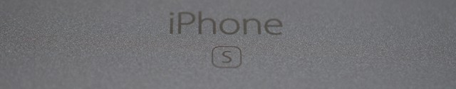 S letter on iPhone 6S